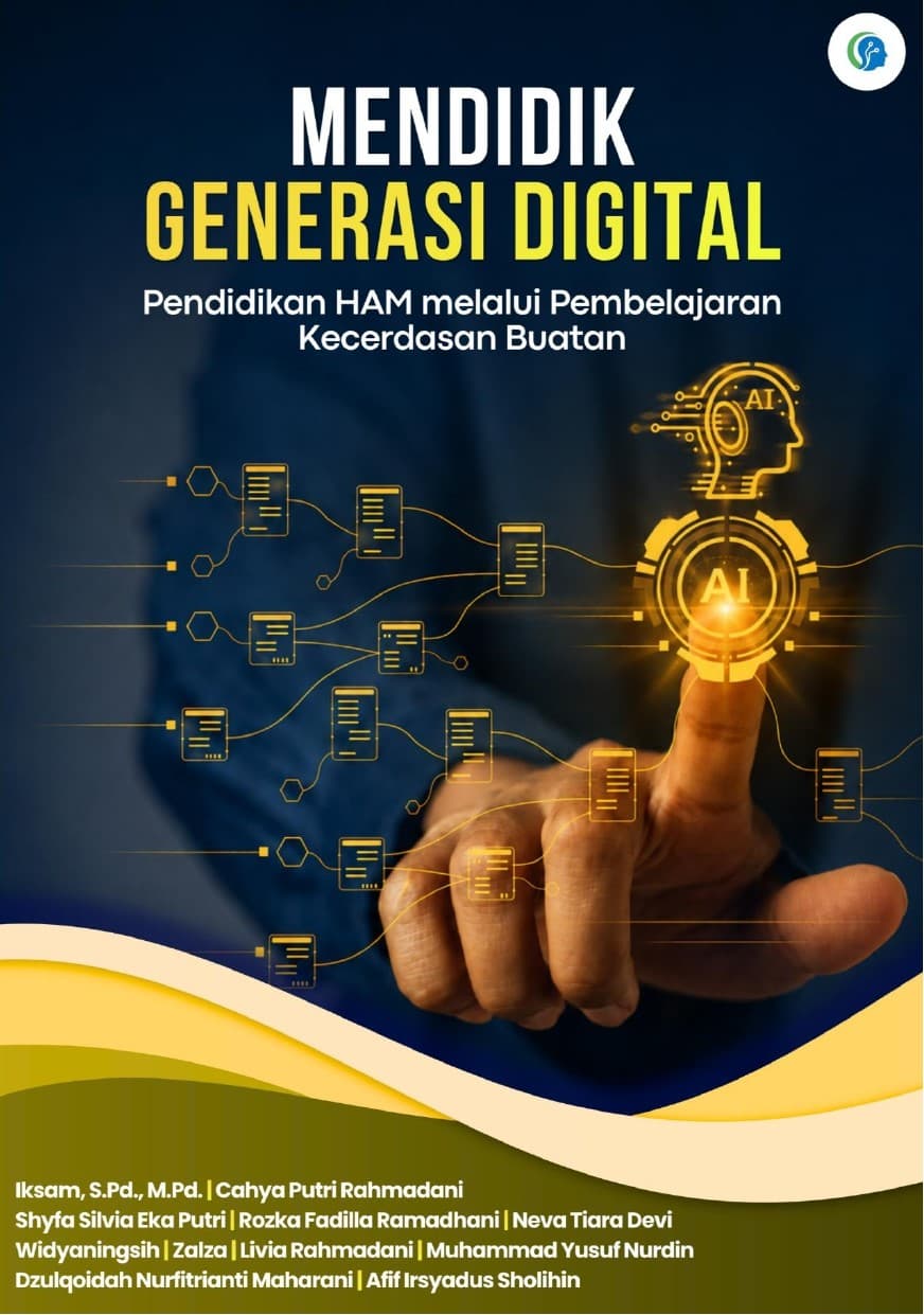 Sampul Mendidik Generasi Digital Pendidikan HAM melalui Pembelajaran Kecerdasan Buatan